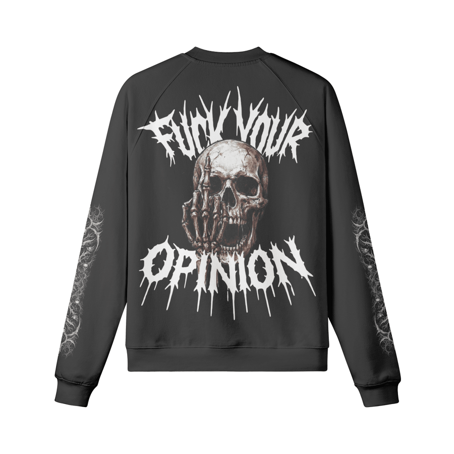 Felpa Girocollo Cotone Pesante 380g - Fuck Your Opinion
