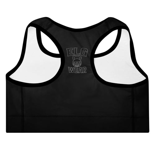 Croptop femminile aderente con scritta nera e logo in trasparenza