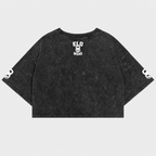 Crop Top Oversize Nero – Muscle Mommy Does It Better