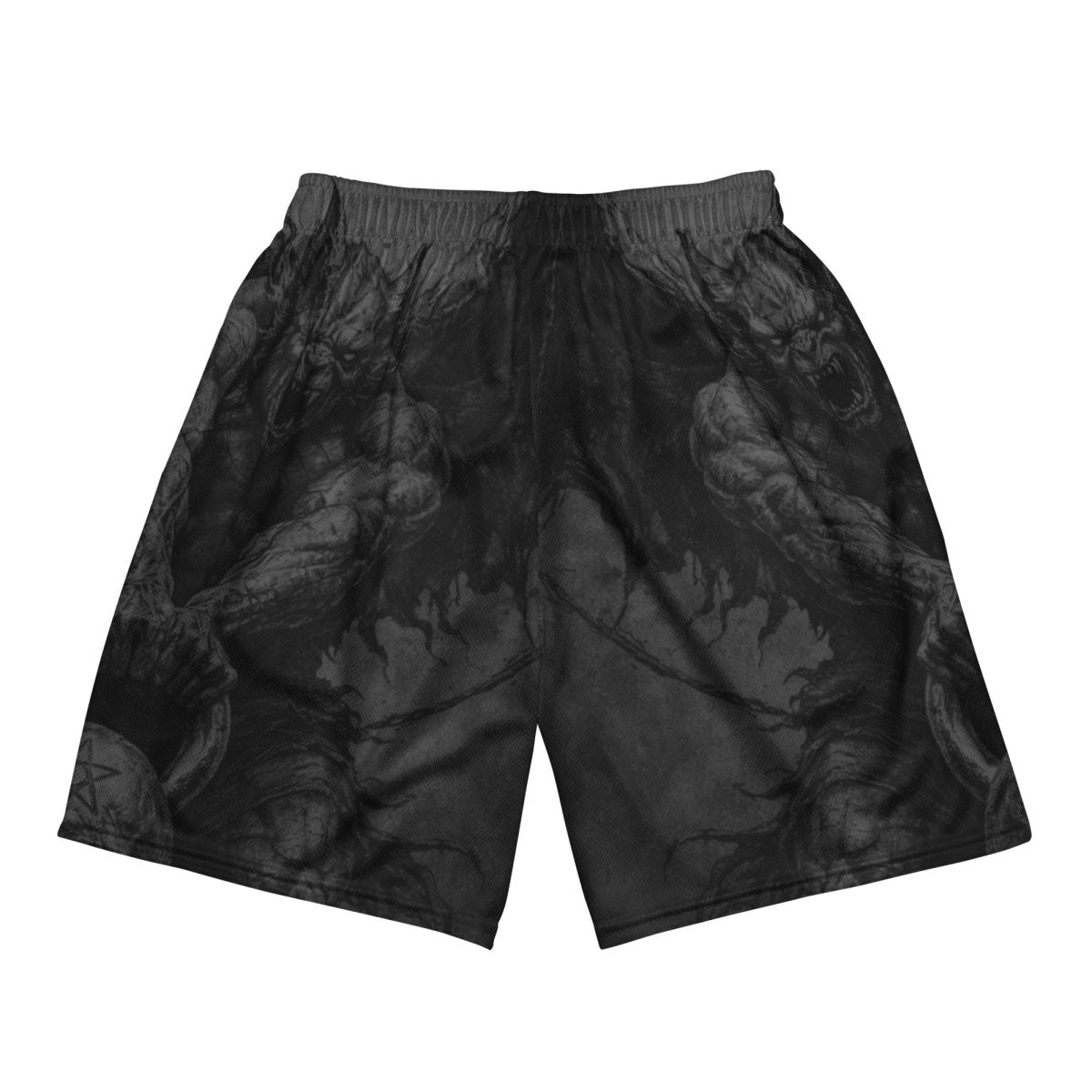 EVIL KETTLEBELL - Pantaloncini traforati stampa all over - ELGwear