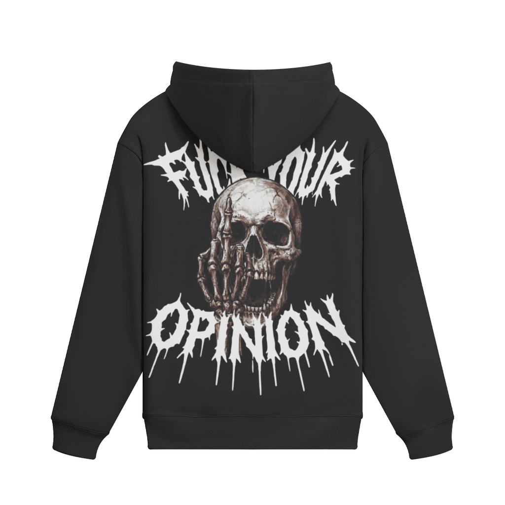 Felpa Oversize Cotone Pesante 380g - Fuck Your Opinion