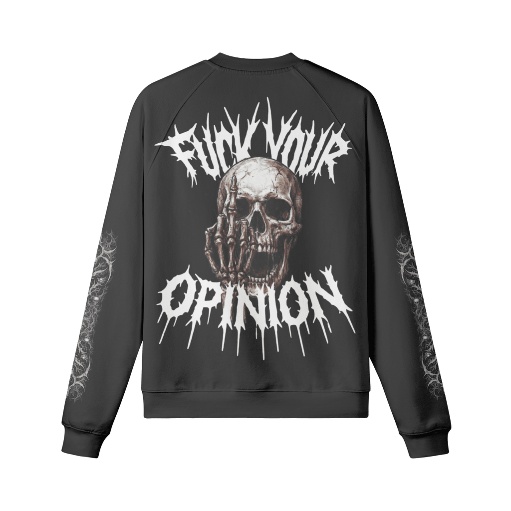 Felpa Girocollo Cotone Pesante 380g - Fuck Your Opinion