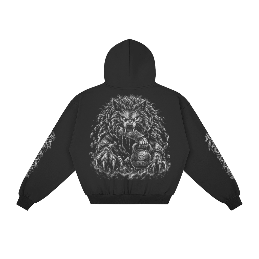 Guida taglie - Fenrir - Felpa Zip Oversize 400g