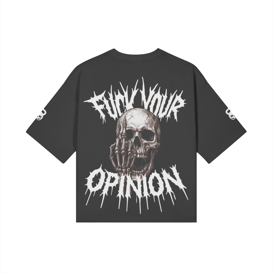 T-Shirt Boxy Fit Oversize 280g - Fuck Your Opinion