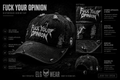 FUCK YOUR OPINION – Distressed Denim Cap - ELGwear