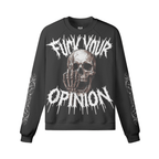 Fuck your opinion - Felpa senza cappuccio - ELGwear