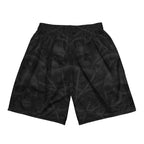 FUCK YOUR OPINION - Pantaloncini traforati stampa all over - ELGwear