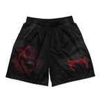 GRAB YOUR PAIN - Pantaloncini traforati stampa all over - ELGwear