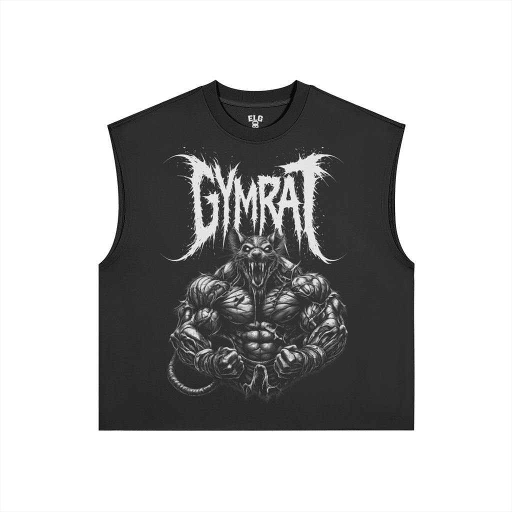 Canotta Cotone Pesante 380g Oversize - Gym Rat