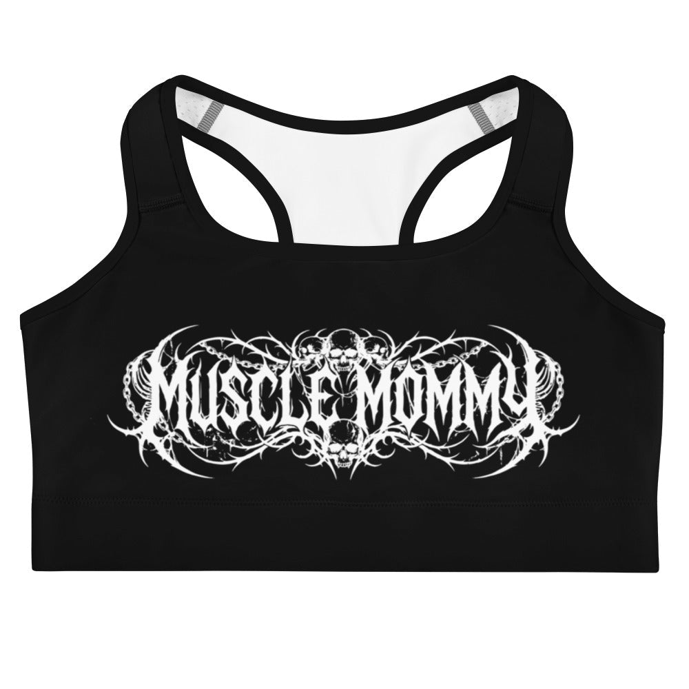 Muscle Mommy - Reggiseno sportivo non imbottito, extreme logo - ELG wear