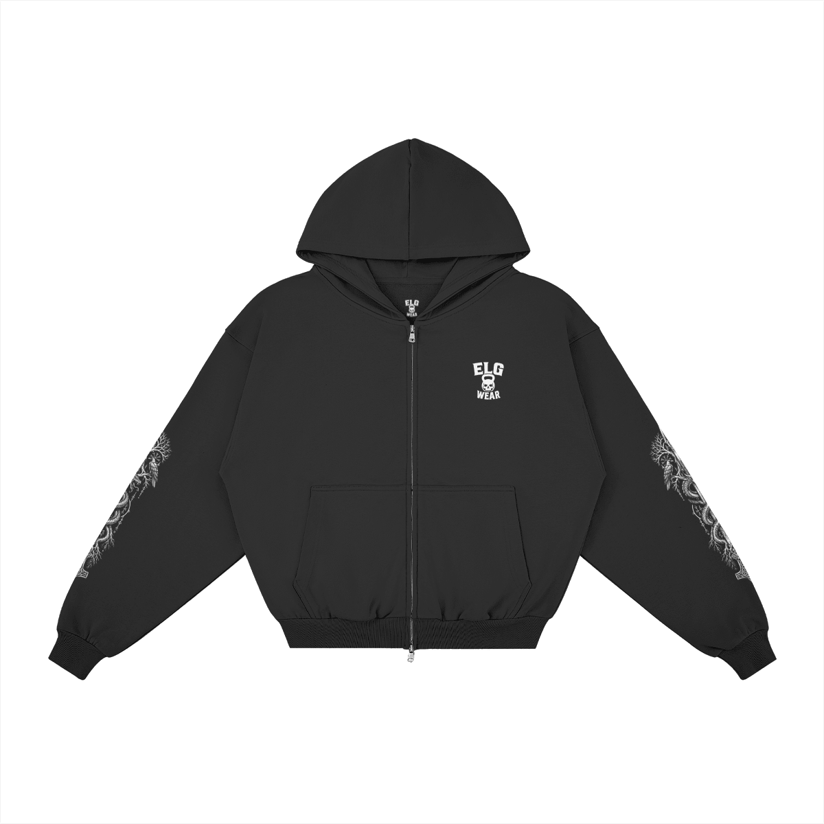 Guida taglie - Odino - Felpa zip oversize 400gr