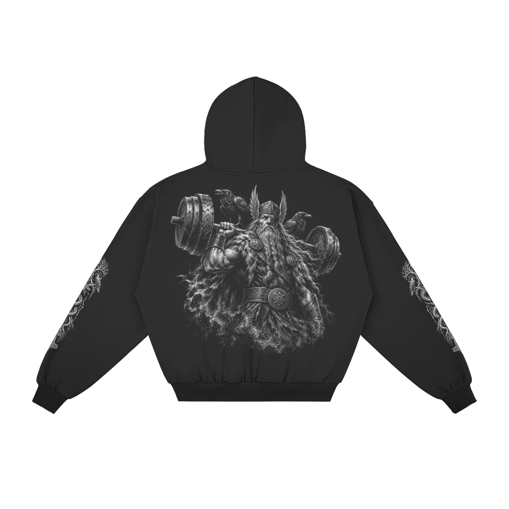 Guida taglie - Odino - Felpa zip oversize 400gr