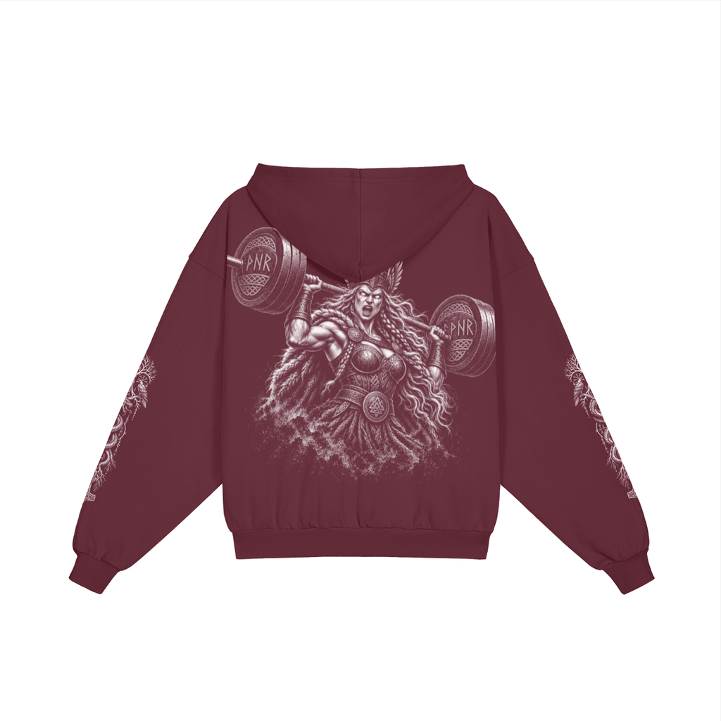 Guida taglie - Valchiria - Felpa Zip Oversize 400g