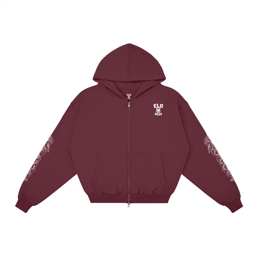 Guida taglie - Valchiria - Felpa Zip Oversize 400g